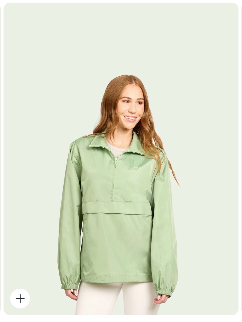 Bala Light Green Pullover Utility Jacket